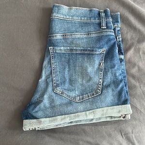 Denim shorts